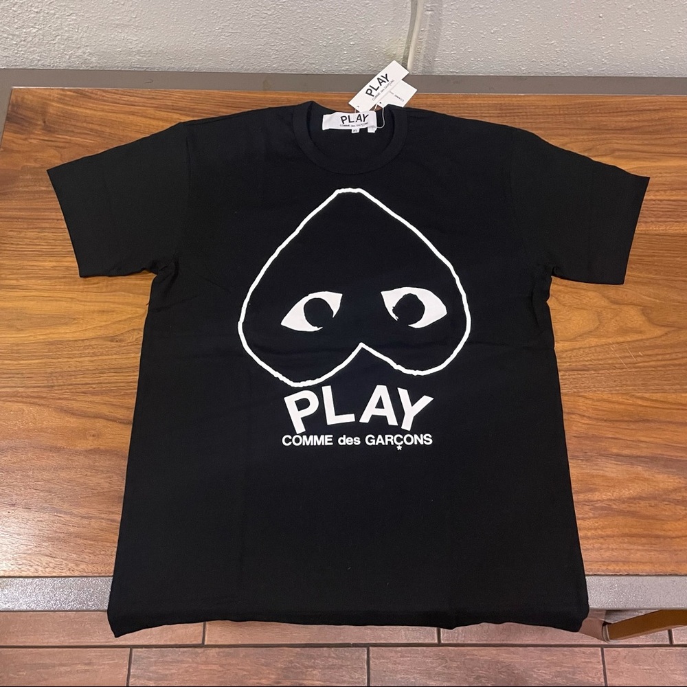 SOLD Comme des Garcons PLAY Flipped Heart T-Shirt